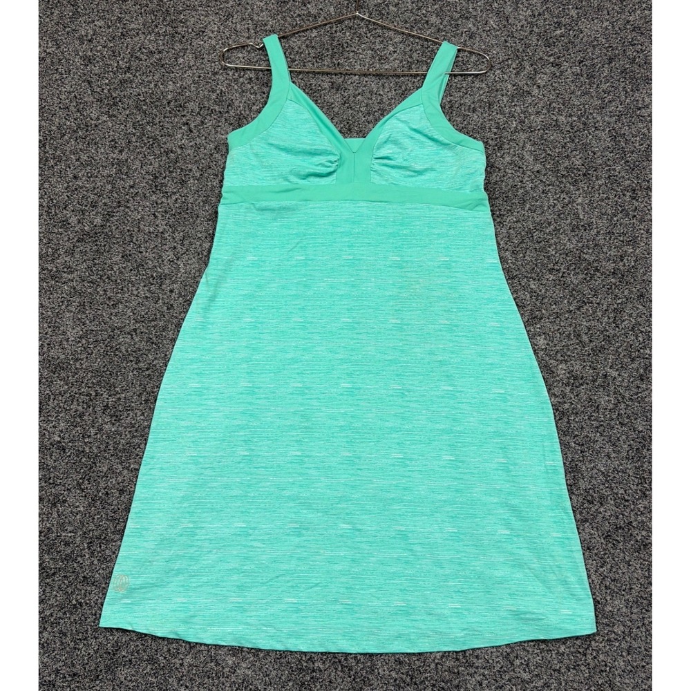 Marika Dress Womens M Green Balance Outdoor Active Mini Space Dye Athleisure